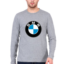 Load image into Gallery viewer, BMW Full Sleeves T-Shirt for Men-Grey Melange-Ektarfa.online
