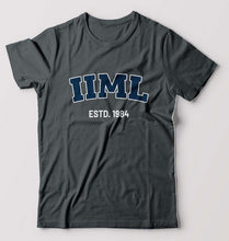 Load image into Gallery viewer, IIM Lucknow T-Shirt for Men-S(38 Inches)-Steel grey-Ektarfa.online
