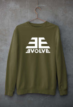 Load image into Gallery viewer, Evolve Unisex Sweatshirt for Men/Women-S(40 Inches)-Olive Green-Ektarfa.online
