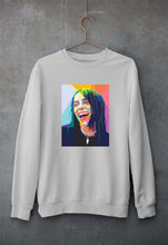 Load image into Gallery viewer, Billie Eilish Unisex Sweatshirt for Men/Women-S(40 Inches)-Grey Melange-Ektarfa.online
