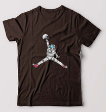 Load image into Gallery viewer, Jorden Space Dunk T-Shirt for Men-Coffee Brown-Ektarfa.online
