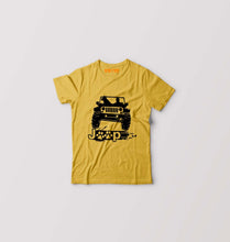Load image into Gallery viewer, Jeep Kids T-Shirt for Boy/Girl-Golden Yellow-Ektarfa.online
