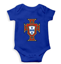 Load image into Gallery viewer, Portugal Football Kids Romper For Baby Boy/Girl-0-5 Months(18 Inches)-Royal Blue-Ektarfa.online
