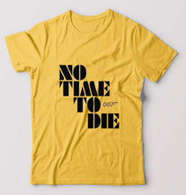 Load image into Gallery viewer, No Time To Die James Bond 007 T-Shirt for Men-Golden Yellow-Ektarfa.online
