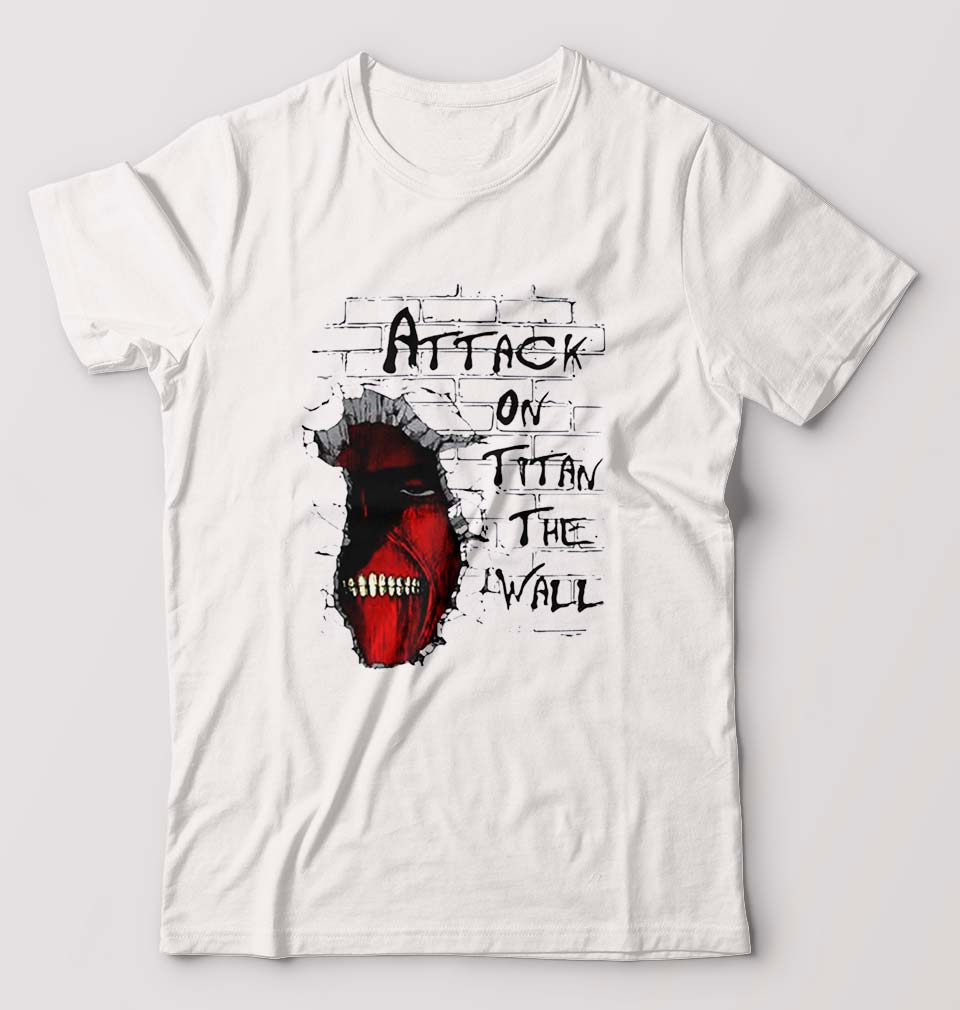 Attack on Titan T-Shirt for Men-White-Ektarfa.online