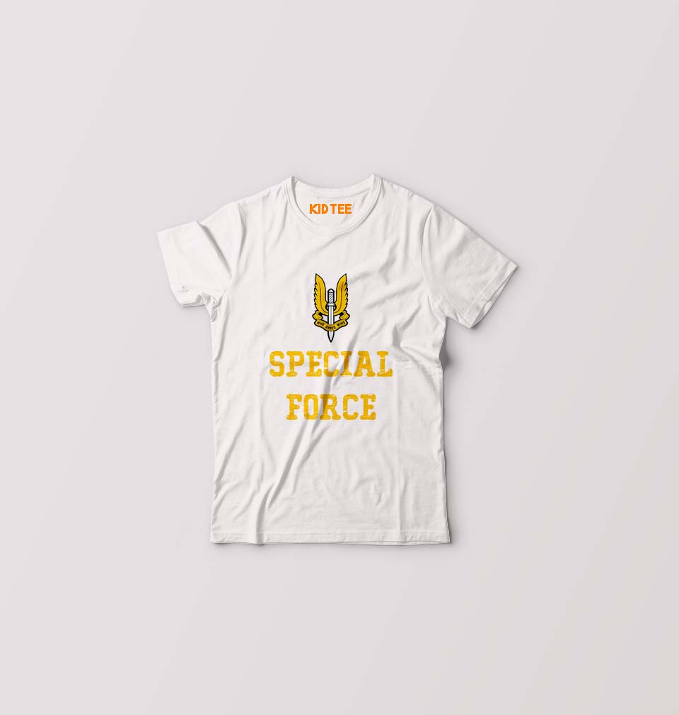 Special Force Kids T-Shirt for Boy/Girl-White-Ektarfa.online