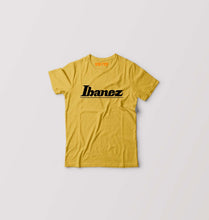 Load image into Gallery viewer, Ibanez Guitar Kids T-Shirt for Boy/Girl-Golden Yellow-Ektarfa.online
