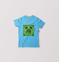 Load image into Gallery viewer, Minecraft Kids T-Shirt for Boy/Girl-Light Blue-Ektarfa.online
