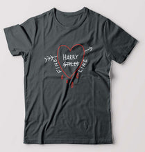 Load image into Gallery viewer, Harry Styles T-Shirt for Men-S(38 Inches)-Steel grey-Ektarfa.online
