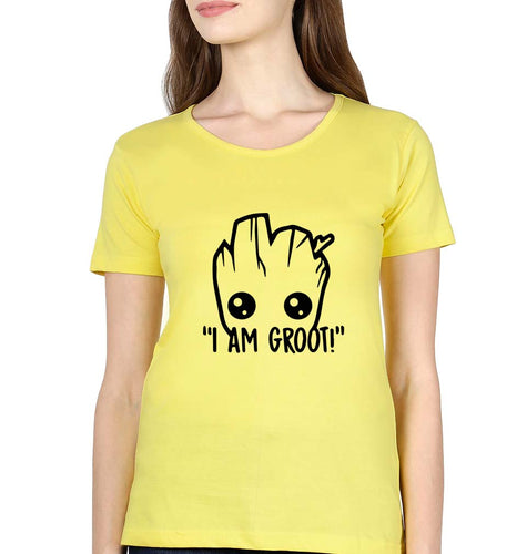 Groot T-Shirt for Women-Yellow-Ektarfa.online