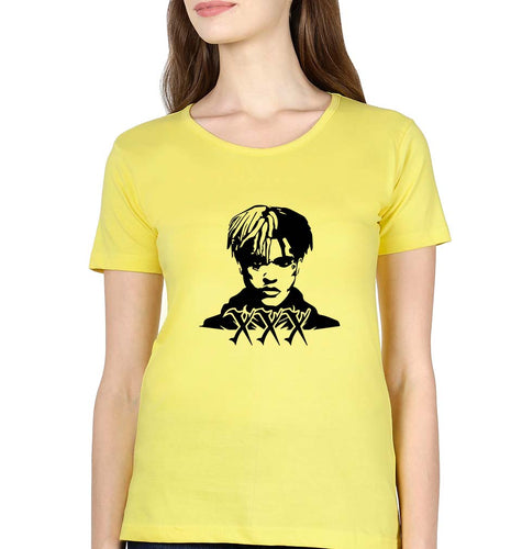 xxxtentaction T-Shirt for Women-Yellow-Ektarfa.online