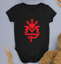 Load image into Gallery viewer, MP Manny Paquiao Pacman Kids Romper For Baby Boy/Girl-0-5 Months(18 Inches)-Black-Ektarfa.online
