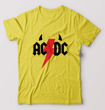 Load image into Gallery viewer, ACDC T-Shirt for Men-Yellow-Ektarfa.online
