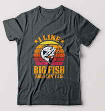 Load image into Gallery viewer, Fishing T-Shirt for Men-Steel grey-Ektarfa.online
