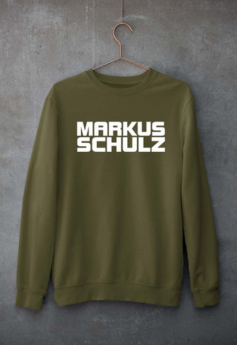 Markus Schulz Unisex Sweatshirt for Men/Women-Olive Green-Ektarfa.online