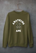Load image into Gallery viewer, A Bathing Ape Unisex Sweatshirt for Men/Women-Olive Green-Ektarfa.online
