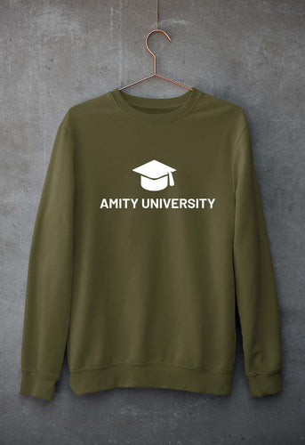 Amity Unisex Sweatshirt for Men/Women-Olive Green-Ektarfa.online