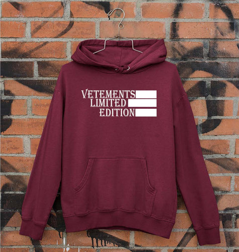 Vetements Unisex Hoodie for Men/Women-Maroon-Ektarfa.online