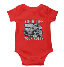 Load image into Gallery viewer, Skull Kids Romper For Baby Boy/Girl-0-5 Months(18 Inches)-Red-Ektarfa.online
