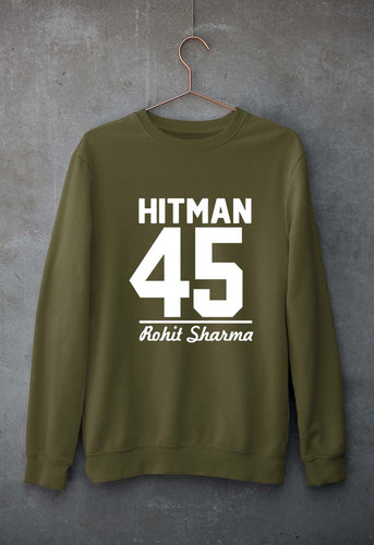 Rohit Sharma Unisex Sweatshirt for Men/Women-Olive Green-Ektarfa.online