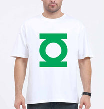 Load image into Gallery viewer, Green Lantern Superhero Oversized T-Shirt for Men-White-Ektarfa.online
