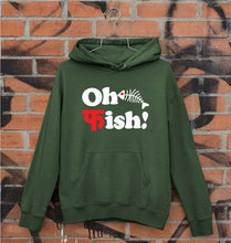 Load image into Gallery viewer, Fish Funny Unisex Hoodie for Men/Women-S(40 Inches)-Dark Green-Ektarfa.online
