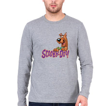 Load image into Gallery viewer, Scooby Doo Full Sleeves T-Shirt for Men-S(38 Inches)-Grey Melange-Ektarfa.online
