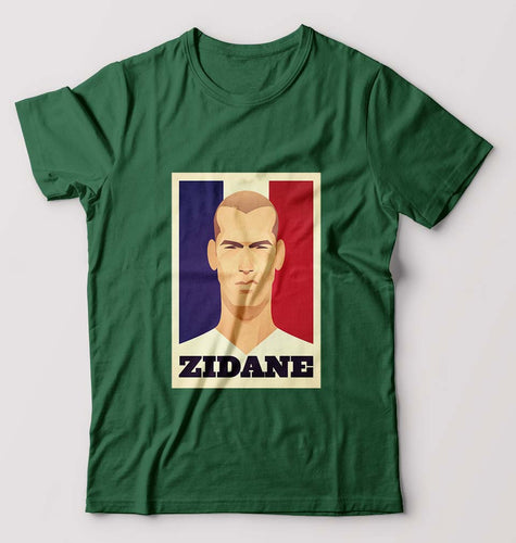 Zidane T-Shirt for Men-Bottle Green-Ektarfa.online