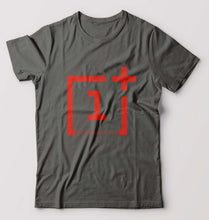 Load image into Gallery viewer, OnePlus T-Shirt for Men-Charcoal-Ektarfa.online
