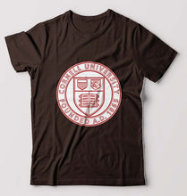 Load image into Gallery viewer, Cornell University T-Shirt for Men-Coffee Brown-Ektarfa.online
