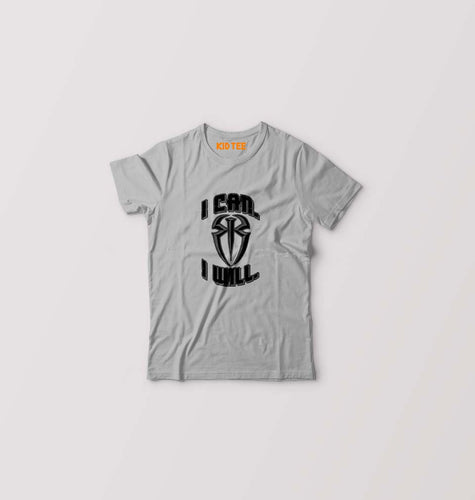 Roman Reigns WWE Kids T-Shirt for Boy/Girl-Grey-Ektarfa.online