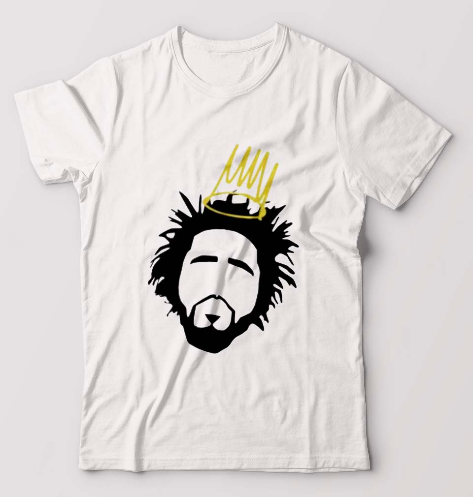 J. Cole T-Shirt for Men-White-Ektarfa.online
