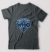 Load image into Gallery viewer, Doctor Who T-Shirt for Men-S(38 Inches)-Steel grey-Ektarfa.online
