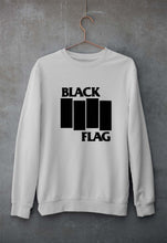 Load image into Gallery viewer, Black Flag Unisex Sweatshirt for Men/Women-S(40 Inches)-Grey Melange-Ektarfa.online
