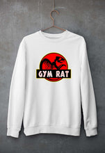 Load image into Gallery viewer, Gym Rat Unisex Sweatshirt for Men/Women-S(40 Inches)-White-Ektarfa.online
