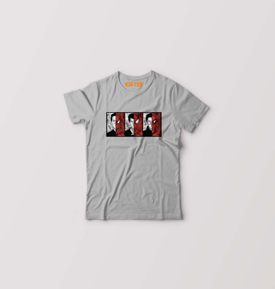 Spiderman Superhero Kids T-Shirt for Boy/Girl-Grey-Ektarfa.online