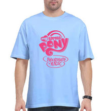 Load image into Gallery viewer, My Little Pony Oversized T-Shirt for Men-Baby Blue-Ektarfa.online

