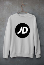 Load image into Gallery viewer, JD Sports Unisex Sweatshirt for Men/Women-S(40 Inches)-Grey Melange-Ektarfa.online
