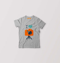 Load image into Gallery viewer, I Love Photography Kids T-Shirt for Boy/Girl-Grey-Ektarfa.online
