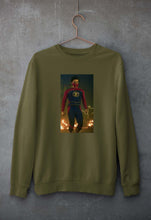 Load image into Gallery viewer, Minnal Murali Unisex Sweatshirt for Men/Women-Olive Green-Ektarfa.online
