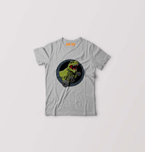 Load image into Gallery viewer, Angry T-Rex Gym Kids T-Shirt for Boy/Girl-0-1 Year(20 Inches)-Grey-Ektarfa.online
