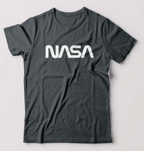 Load image into Gallery viewer, Nasa T-Shirt for Men-S(38 Inches)-Steel grey-Ektarfa.online
