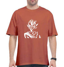 Load image into Gallery viewer, Anime Goku Oversized T-Shirt for Men-Coral-Ektarfa.online
