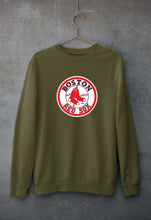 Load image into Gallery viewer, Boston Red Sox Baseball Unisex Sweatshirt for Men/Women-S(40 Inches)-Olive Green-Ektarfa.online
