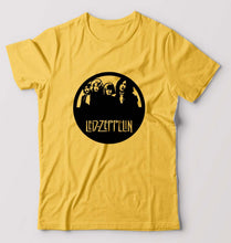 Load image into Gallery viewer, Led Zeppelin T-Shirt for Men-Golden yellow-Ektarfa.online

