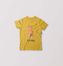 Load image into Gallery viewer, Dinosaur TRex Kids T-Shirt for Boy/Girl-0-1 Year(20 Inches)-Golden Yellow-Ektarfa.online

