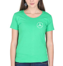 Load image into Gallery viewer, Mercedes-Benz T-Shirt for Women-XS(32 Inches)-flag green-Ektarfa.online
