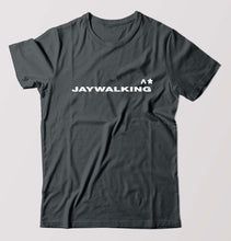Load image into Gallery viewer, Jaywalking T-Shirt for Men-S(38 Inches)-Steel grey-Ektarfa.online
