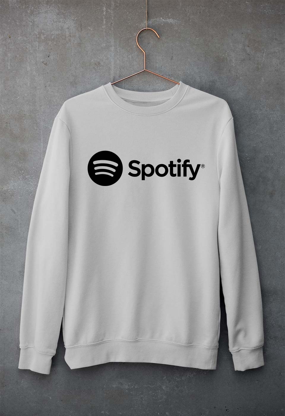 Spotify Unisex Sweatshirt for Men/Women-Grey Melange-Ektarfa.online