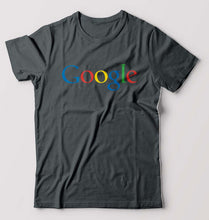 Load image into Gallery viewer, Google T-Shirt for Men-S(38 Inches)-Steel grey-Ektarfa.online
